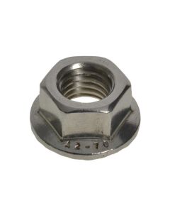 M3 x 0.50p Metric Coarse Stainless A2-70 G304 Hex Flange Serrated Nuts DIN 6923