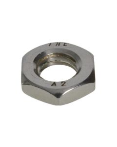 M3 x 0.50p Metric Coarse Stainless A2-70 G304 Hex Thin Lock Nuts DIN 439