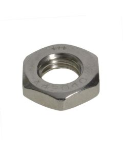 M3 x 0.50p Metric Coarse Stainless A4-70 G316 Hex Thin Lock Nuts DIN 439