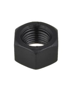 M12 x 1.25p Metric Extra Fine Plain Black Uncoated Class 8 Hex Standard Nuts High Tensile AS1112