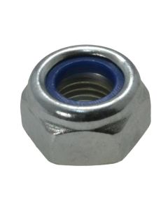 M8 x 1.00p Metric Fine Zinc Class 8 Hex Nyloc Nuts High Tensile DIN 985