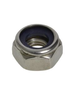 M4 x 0.70p Metric Coarse Neptune 8.8 High Tensile Stainless A4-80 G316 Hex Nyloc Nuts DIN 985