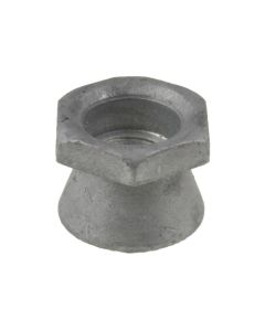 M8 x 1.25p Metric Coarse Galvanised Class 5 Hex Security Shear Nuts Low Tensile HEC Standard