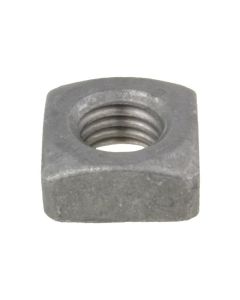 M12 x 1.75p Metric Coarse Galvanised Class 5 Square Nut Low Tensile DIN 557