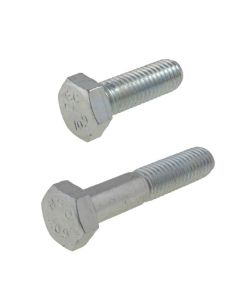 M8 x 1.25p Metric Coarse Zinc Hex Bolts Class 10.9 High Tensile AS 1110.1