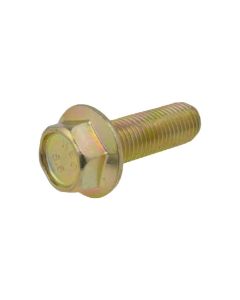 M10 x 1.25p Metric Fine Zinc Yellow (14mm AF) Hex Flange JIS Bolts Class 8.8 High Tensile JIS B1189 Type 2