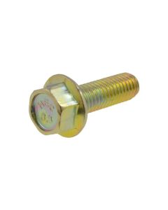 M5 x 0.80p Metric Coarse Zinc Yellow (8mm AF) Hex Flange JIS Bolts Class 8.8 High Tensile JIS B1189 Type 2