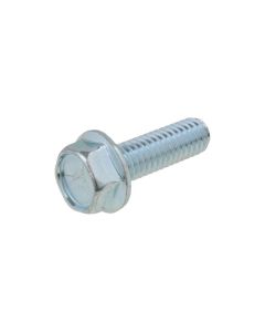 1/4" x 20 TPI UNC Coarse Zinc (3/8" AF) Hex Flange Serrated Bolts High Tensile Grade 5 IFI 111