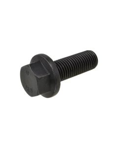 M20 x 2.50p Metric Coarse Plain Black Uncoated (27mm AF) Hex Flange Bolts with Serrations Class 12.9 High Tensile DIN 6921