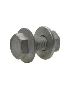 M12 x 1.75p x 30mm Metric Coarse Galvanised High Tensile Hex Flange Purlin Bolt & Nut Class 8.8 AS 1110