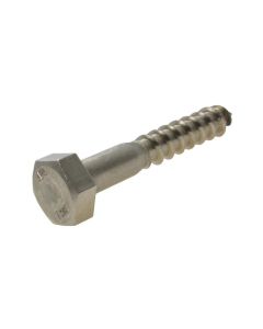 M8 (8mm) Stainless A4-70 G316 Hex Coach Screws DIN 571