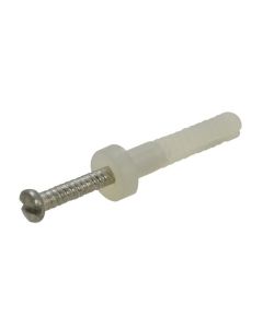 5mm x 25mm Stainless G304 Pin Nylon Round Head Anchors