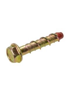 M5 x 30mm Zinc Yellow Hex Flange (8mm AF) Xbolt Screwbolt Anchors