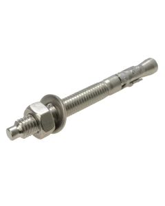 M8 x 60mm Stainless A4-70 G316 Wedge Anchor Through Bolt