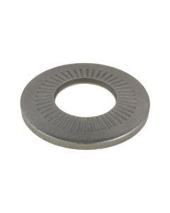 M3 (1/8") x 8mm x 0.6mm Stainless A2-70 G304 Serrated Conical Spring Washer NF E 25-511