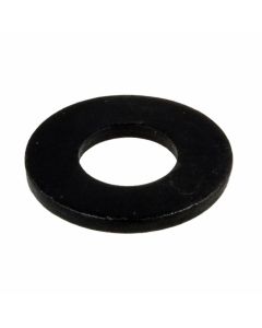 M3 (1/8") x 7mm x 0.5mm Black Zinc Flat Engineers Washers Low Tensile HEC Standard