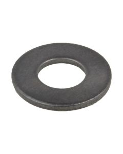 M6 (1/4") x 16mm x 1.4mm Plain Black Uncoated Heavy Washers Low Tensile HEC Standard