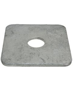 M8 (5/16") x 38mm x 38mm x 3mm Galvanised Heavy Square Washers Low Tensile HEC Standard