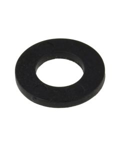 M4 (5/32") x 9mm x 0.8mm Black Nylon Flat Washers HEC Standard