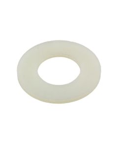 M8 (5/16") x 18mm x 1.6mm Natural Nylon Flat Washers HEC Standard