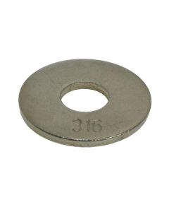 M3 (1/8") x 9mm x 0.8mm Stainless A4-70 G316 Mudguard Fender Washers HEC Standard