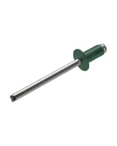 Cottage Green 73 AS 4-4 (3.2 Ø x 10L) Dome Alum Steel Rivet Grips 4.8-6.4mm