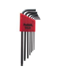 7 Pce -  1.5mm to 6mm Metric Bondhus ProHold Hex Ball End Allen Key Set 74992