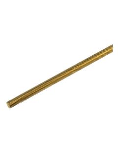 M3 x 0.50p x 1 Metre (1000mm) Metric Coarse Brass Allthread Threaded Rod DIN 975