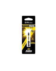 PH1 x 50mm Alpha ThunderMAX Impact Phillips Power Driver Bit - 1 Pack Carded CPH150SM