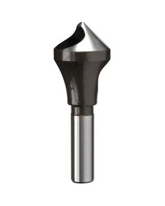 28mm x 80mm HSS Cobalt Cross Hole 90° Deburrer Countersink Bit (Range: 10-24mm) Alpha CSCH-28