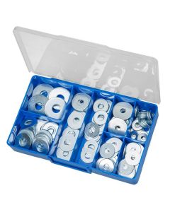 150 Piece M6 M8 M10 M12 Mudguard Penny Washer Zinc Torres Assortment Grab Kit HAK14