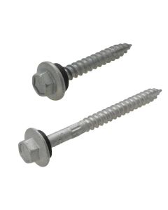 12g (5.50mm) NEO Galvanised Hex Flange (5/16") Coarse Timber T17 Screws