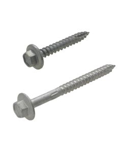 12g (5.50mm) Galvanised Hex Flange (5/16") Coarse Timber T17 Screws