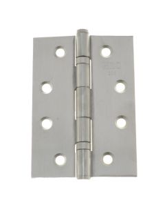 100mm x 70mm x 1.9mm Stainless A2-70 G304 Fixed Pin Hinges - Sold as a Pair