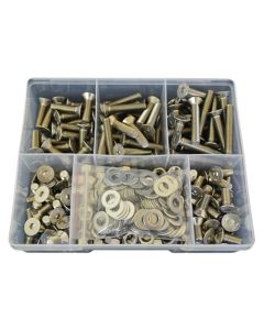 330 Piece M8 Countersunk Socket Nut Washer Stainless G304 Assortment Grab Kit10