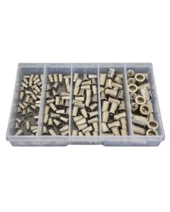 145 Piece M3 M4 M5 M6 M8 Large Flange Nutsert Stainless G304 Assortment Grab Kit120