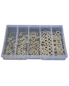 225 Piece M3 M4 M5 M6 M8 Flat Washer Stainless G316 Assortment Grab Kit124