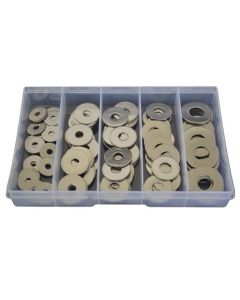 115 Piece 3/16" 1/4" 5/16" 3/8" 1/2" Mudguard Washer Stainless G304 Assortment Grab Kit127