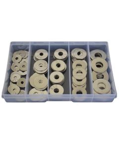 115 Piece 3/16" 1/4" 5/16" 3/8" 1/2" Mudguard Washer Stainless G316 Assortment Grab Kit128