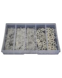 850 Piece M2.5 M3 M4 M5 M6 Flat Washer Nylon Assortment Grab Kit135