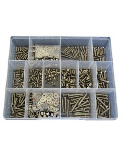 900 Piece M3 M4 Countersunk Socket Nut Washer Stainless G304 Assortment Grab Kit13