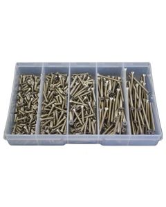 370 Piece 6g Countersunk Self Tapper Screw Stainless G316 Assortment Grab Kit147