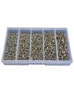 500 Piece 4g Pan Self Tapper Screw Stainless G316 Assortment Grab Kit150