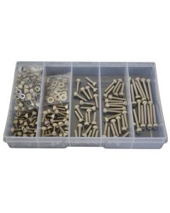 315 Piece M4 Socket Cap Nut Washer Stainless G304 Assortment Grab Kit163