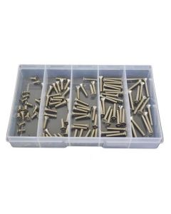 105 Piece M4 Countersunk Socket Stainless G304 Assortment Grab Kit164