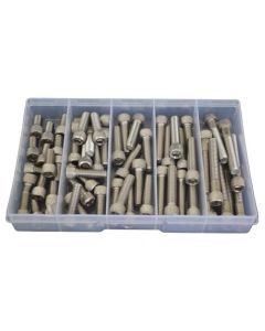 60 Piece 5/16" UNC Socket Cap Stainless G304 Assortment Grab Kit170