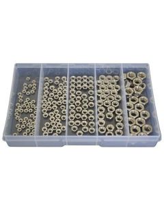 190 Piece M3 M4 M5 M6 M8 Hex Standard Nut Stainless G316 Assortment Grab Kit172