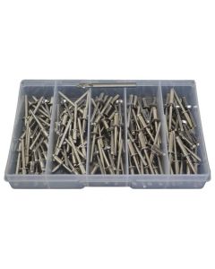 126 Piece 3/16" Dome Pop Rivet Stainless G304 Assortment Grab Kit179