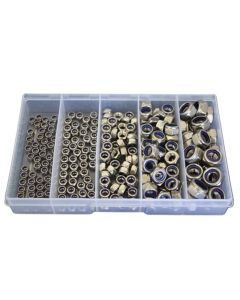 225 Piece M4 M5 M6 M8 M10 Nyloc Nut Stainless G304 Assortment Grab Kit185