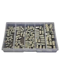 145 Piece M3 M4 M5 M6 M8 Countersunk Nutsert Zinc Assortment Grab Kit187